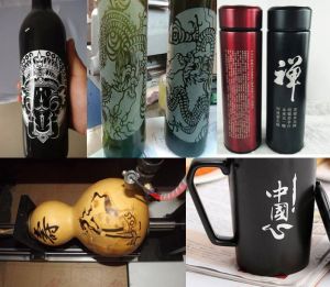 南充阆中酒瓶葫芦工艺品激光雕刻机
